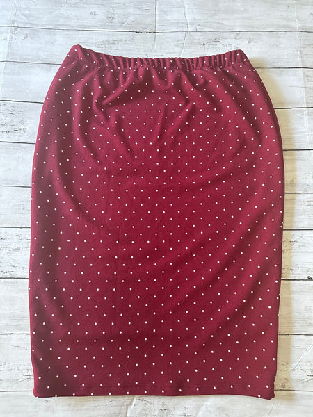 Burgundy polkas