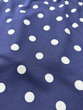 Navy Polka dots